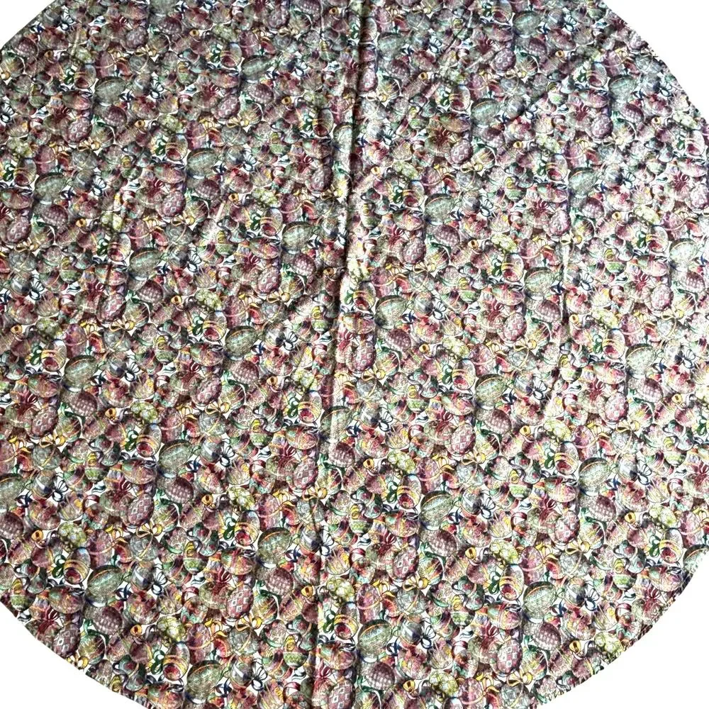 Vintage Easter Egg Printed Cotton Tablecloth 65